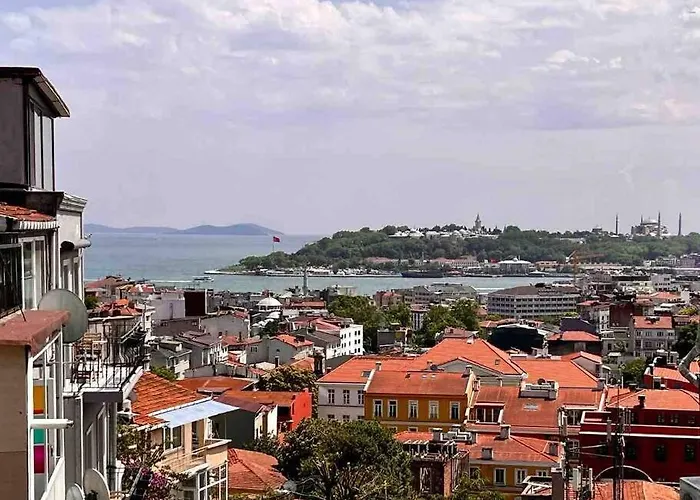 View Near Istiklal Street At Galatasaray *